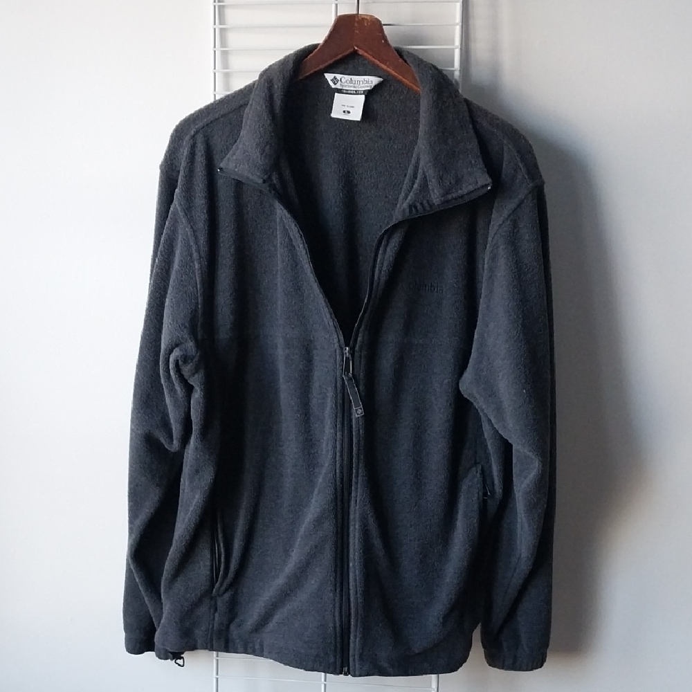 Columbia Men's Charcoal Zip-Up Sweater